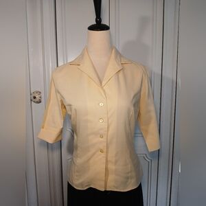 Vintage Button Frint Blouse